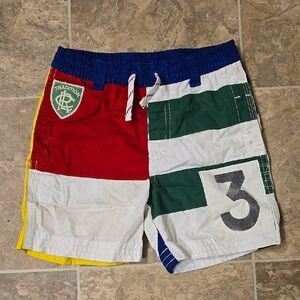 Boys Polo Ralph Lauren Colorful Patchwork Shorts